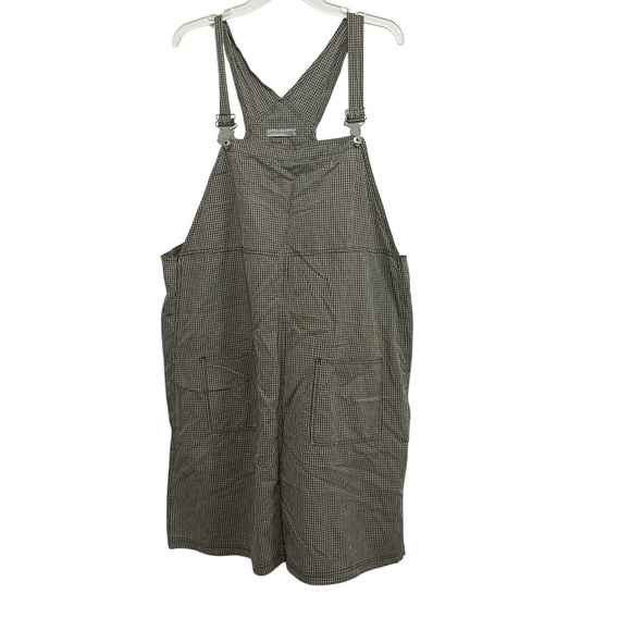Marsh Landing Green and White Checked Overalls Jumper. 100% cotton. Pre owned - Picture 1 of 2